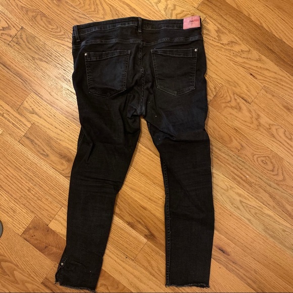 Zara low rise black skinny jeans with stretch - Picture 3 of 5